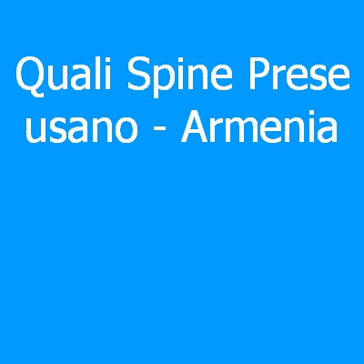 Armenia – Quali spine (prese) eletriche si usano?