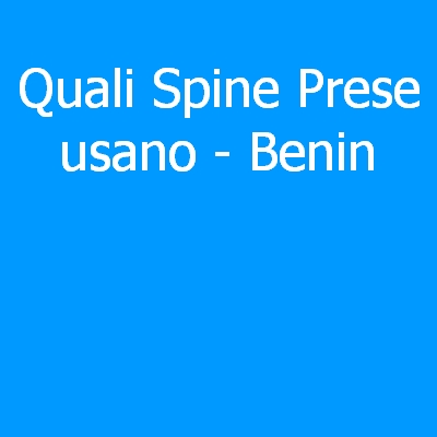 Benin – Quali spine (prese) eletriche si usano?