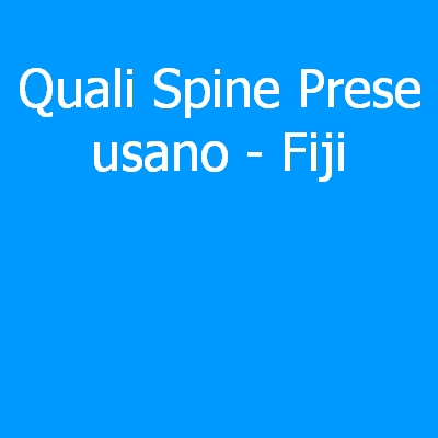 Fiji – Quali spine (prese) eletriche si usano?