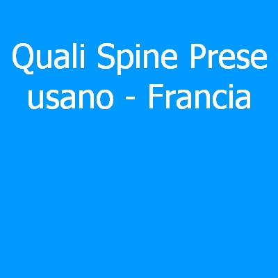 Francia – Quali spine (prese) eletriche si usano?