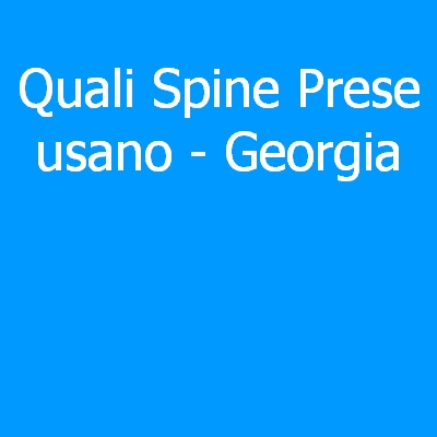 Georgia – Quali spine (prese) eletriche si usano?