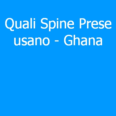 Ghana – Quali spine (prese) eletriche si usano?