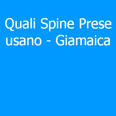 Giamaica – Quali spine (prese) eletriche si usano?