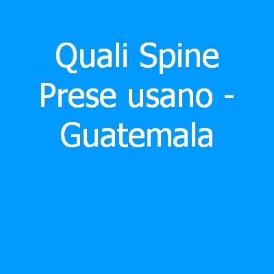Guatemala – Quali spine (prese) eletriche si usano?