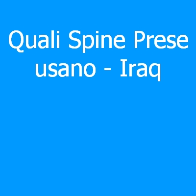 Iraq – Quali spine (prese) eletriche si usano?