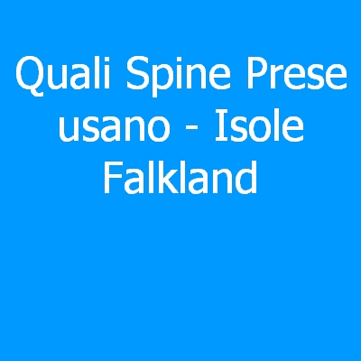 Isole Falkland – Quali spine (prese) eletriche si usano?