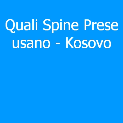 Kosovo – Quali spine (prese) eletriche si usano?