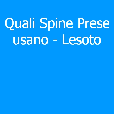L’Eritrea – Quali spine (prese) eletriche si usano?