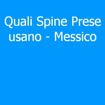 Messico – Quali spine (prese) eletriche si usano?