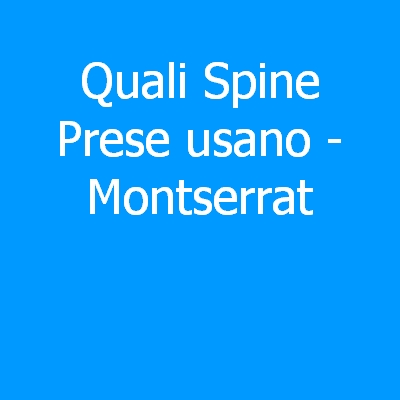Montserrat – Quali spine (prese) eletriche si usano?