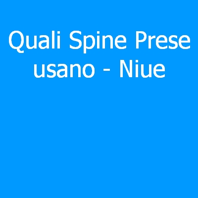 Niue – Quali spine (prese) eletriche si usano?
