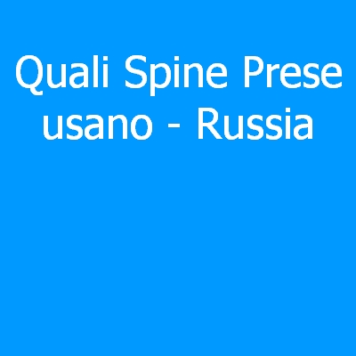 Russia – Quali spine (prese) eletriche si usano?