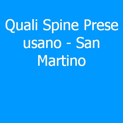 Santa Lucia – Quali spine (prese) eletriche si usano?