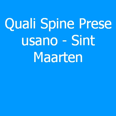 Sint Maarten – Quali spine (prese) eletriche si usano?
